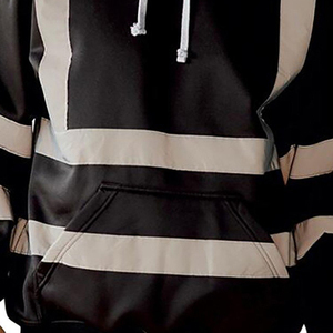 Sudadera con capucha personalizable para trabajadores de la construcción de alta visibilidad para hombres, chaquetas de seguridad transpirables, reflectante de alta visibilidad para el trabajo, logotipo personalizado - Product Image 2