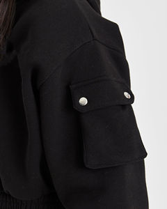 Venta caliente hecho a medida 100% algodón 400 GSM Chándal corto para mujer Logotipo impreso de la mejor calidad Conjuntos de mujer de último estilo - Product Image 4