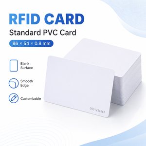 Tarjetas RFID de proximidad inteligentes de PVC con chip, regrabables, copiables, clonables, en blanco, de 125Khz EM4305 - Product Image 1