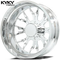 Jantes KYKY Duallyly 20x8.25 22x8.25 24x8.25 pouces en alliage 8x170 8x180 8x200 10x225 10x285.75 pour Chevrolet Silverado 2500HD 3500HD