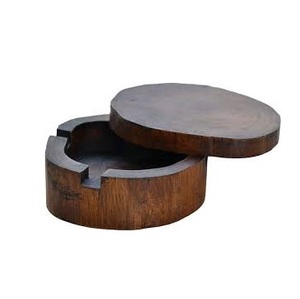 Cenicero de madera hecho a mano con elegante forma personalizable de estilo clásico - Product Image 6