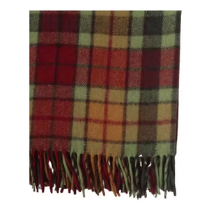 Manta de tartán de otoño Buchanan tradicional india Manta de lana de lujo, duradera y elegante - Product Image 5