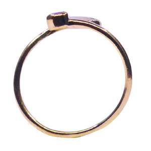 Anillo de tortuga chapado en oro de Plata de Ley 925 - Product Image 3