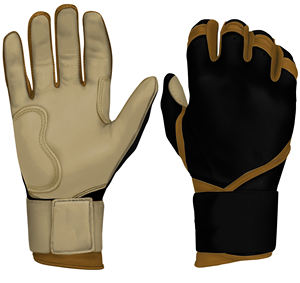 ถุงมือตีเบสบอลหนังสังเคราะห์ทนทานมีด้ามจับกันลื่นและสายรัดข้อมือปรับได้เพื่อความกระชับ - Product Image 2