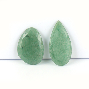 Meilleure qualité 14mm inégale poire coupe naturelle vert aventurine pierres précieuses puces en gros fabrication de bijoux pierre pierres précieuses en vrac - Product Image 5