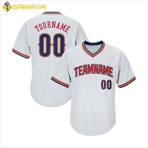 SAMAVIA Maillots de baseball d'ingénierie de précision Ajustement personnalisé pour les équipes américaines Maillot de baseball Pro Performance Athlètes américains personnalisables - Product Image 2