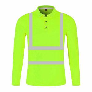 Polos de trabajo para hombre bordados con logotipo, ropa de trabajo seca, camisetas, uniformes corporativos, diseño de polo con combinación - Product Image 1