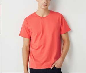 Camiseta TWS de alta calidad para hombre, algodón de 210gsm, cuello de secado rápido, Impresión de logotipo personalizado, camiseta de fábrica al por mayor para hombre - Product Image 2