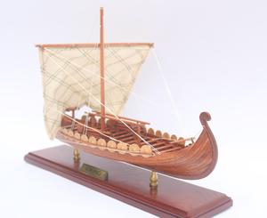 VIKING 45 HAUTE QUALITÉ 100% MODÈLE EN BOIS FAIT À LA MAIN BATEAU ARTISANAT 2024 _ NOUVELLE IDÉE PRODUIT DÉCORATIF DU VIETNAM - Product Image 4