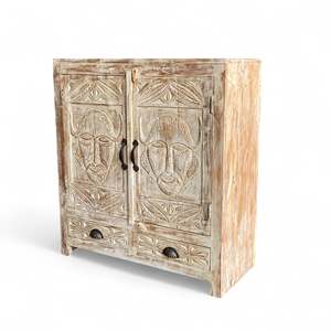 Mueble de Madera Hecho a Mano, Muebles de Salón Rústicos y de Lujo para el Hogar, para Bodega, Bar en Casa - Product Image 1