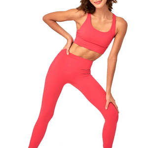 Conjunto de Yoga para Mujer de la Mejor Calidad, Hecho a Medida, con Logotipo Frontal, Transpirable, de Secado Rápido, Spandex/Poliéster Resistente, Conjunto de 2 Piezas - Product Image 2