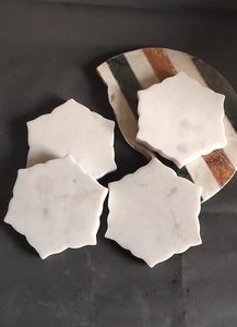 Floral Design Free Stone <b>Coasters</b> Tea <b>Drink</b> <b>Coasters</b> <b>For</b> Home Office Restaurant Use in Low Price - Product Image 6