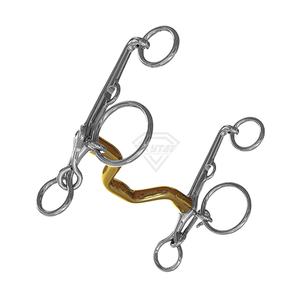 Embouchures d'équitation de haute qualité, conçues sur mesure, embouchures en acier inoxydable à vente chaude avec bouche de cheval, embouchures d'équitation en plein air, OEM - Product Image 3