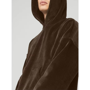 Sudadera con Capucha Unisex de Alta Calidad, Transpirable, de Forro Polar de Spandex/Poliéster, Holgada, con Logotipo Bordado Personalizado, para Otoño - Product Image 4