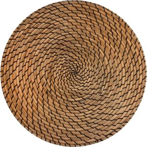 Nouveau style, sets de table en rotin naturel en herbe de mer, sets de table ronds tissés pour tables à manger, sets de table en jute - Product Image 1