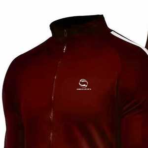 Wholesale Custom Stripes Training Set Zipper <b>Jacket</b> Gym Pant Blank Sweatsuit Jogging Brand Sportswear <b>Men</b> Tracksuits for <b>Men</b> - Product Image 2