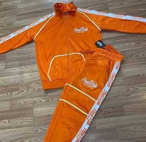 Sudaderas con capucha y chándal para correr con cremallera completa para hombre con logotipo personalizado, chándal de dos piezas de poliéster Tech Fleece, Tie Dye Technics - Product Image 3