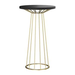 Cómodo taburete de bar superior de madera y metal con respaldo de apoyo y atractivo moderno para el hogar y el comercio - Product Image 1