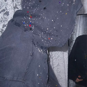 Sudadera con Capucha Personalizada para Hombre, Tejido Grueso con Pedrería, Alta Calidad, 330 g/m², Hombros Caídos, Cierre Completo, 100% Algodón, Felpa Francesa, Otoño - Product Image 6