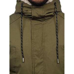 Nueva llegada transpirable nuevo estilo de los hombres de tela forrada chaqueta Parka cómoda chaqueta Parka con tamaño de Color personalizado y el logotipo - Product Image 2