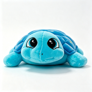 Jouet en peluche tortue bleue personnalisée, 31cm-50cm, super doux, rembourrage en coton PP, pour les enfants de 3 ans et plus, unisexe - Product Image 6