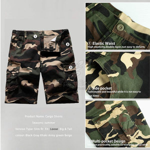 Pantalones Cortos Cargo Transpirables con Sensación Ligera y Detalles Prácticos, Pantalones Cortos Cargo con Sensación de Algodón Suave - Product Image 3