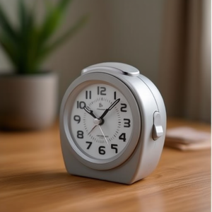 Justaminute <b>Alarm</b> Clock Analog Silver Ja7021s With Snooze Function - Product Image 2