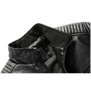 Chaqueta de Cuero para Hombre, Estilo Motero Urbano, Prenda de Cuero Vacuno, Fabricante OEM, Venta al Por Mayor - Product Image 6