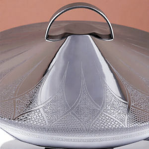 Mirror Polish Stainless Steel Durable Non-Stick Insulated <b>Hot</b> Pot Casserole <b>Food</b> Warmer Serving Dish - Product Image 3