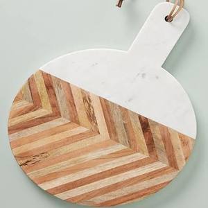 Plateau de pizza en bois fait à la main bols à salade en bambou vivant naturel bols en corne de service indien par lametierartz - Product Image 6