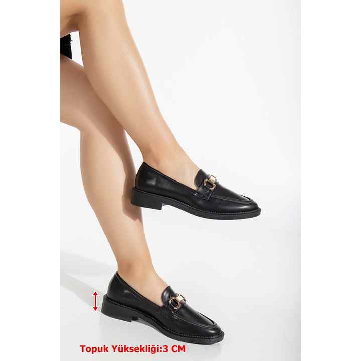 Suins Manrovia Model Buckle Detailed Women's Loafer Casual Shoes