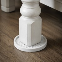 Patins de protection en silicone alvéolé pour meubles, antidérapants à ventouse, pour pieds de chaise, anti-rayures et anti-vibrations, pour sols en bois