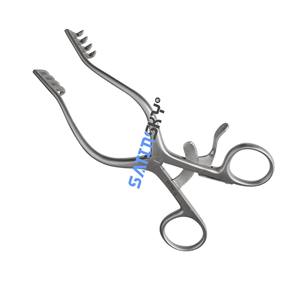 Anderson-Adson Retractor de auto retención 4x4 puntas curvas 20 cm cirugía General inoxidable grado alemán ortopédico de alta calidad - Product Image 5