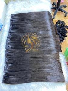 Extensiones de cabello de trama de piel vietnamita Remy de alta calidad, paquetes alineados con cutícula para hacer pelucas, venta de verano - Product Image 3