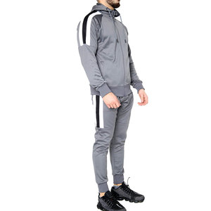 Conjunto de Sudadera con capucha para hombre, chándal con hombros descubiertos y pantalones de chándal, 100% algodón, nuevo diseño personalizado - Product Image 2