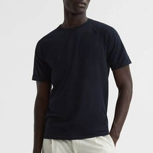 Offre Spéciale vente en gros personnalisé coton taille t-shirt à manches courtes haut à la mode hommes col rond t-shirts - Product Image 3