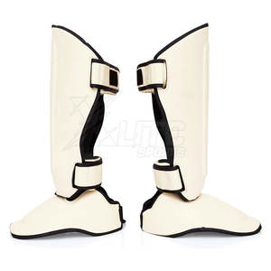 Espinilleras de Cuero de Alto Rendimiento con Espuma Absorbente de Impactos, Diseño Transpirable, Construcción Ligera, Protección - Product Image 3