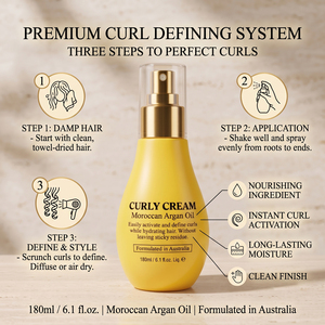 <span class=keywords><strong>Crema</strong></span> <span class=keywords><strong>per</strong></span> Capelli <span class=keywords><strong>Ricci</strong></span> Biologica all'Ingrosso, Nutriente e Idratante con Olio di Argan Puro e Ingredienti Naturali - Product Image 4