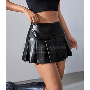 Cotton Wool Made <b>Women</b> Leather <b>Skirts</b> Latest Style <b>Women</b> Leather <b>Skirts</b> 2025 New Arrival <b>Women</b> Leather <b>Skirts</b> - Product Image 3