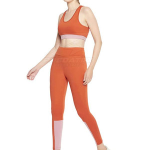 Premium Quality Solid Front Women Yoga Set Customized Colors Spandex/Polyester Material Quick Dry Breathable OEM Service - Product Image 3