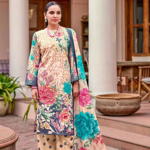 Colección de trajes paquistaníes digital con estampado de algodón Premium disponible a precio mayorista ideal para ropa informal - Product Image 1