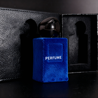 Botol Parfum Kaca Kosong Desain Mewah Unik 100ml Tanpa Tutup Sekrup untuk Penggunaan Kosmetik untuk Pria