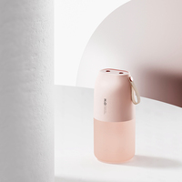 Humidificateur portable mini 300 ml, rechargeable par USB, alimenté par batterie, brume fraîche, double buse, diffuseur d'arômes pour voiture et extérieur