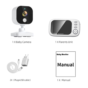 Camera giám sát thú cưng thông minh 3.5 inch màn hình LCD 2.4G truyền không dây theo dõi thời gian thực âm thanh hai chiều - Product Image 6