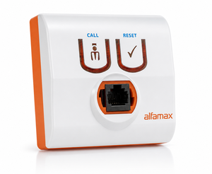 Alfamax Call Button Reset <b>Socket</b> Backlit Buttons Lockable Handset Antibacterial Fireproof Material RJ45 Port for Nursing Home - Product Image 1
