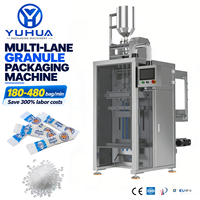 Machine d'emballage automatique YH haute vitesse multi-lignes pour sachets de sucre en bâtonnets, idéale pour le sucre blanc en granulés