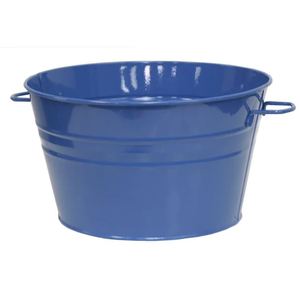 Silver Steel <b>Metal</b> Ice Bucket Wine <b>Tub</b> Bulk Quantity for Indoor Outdoor Restaurant Beer Bucket for Party Bar Home Wedding - Product Image 3