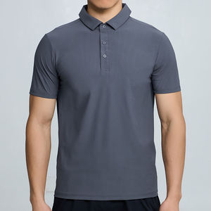 Camiseta Larga de Punto Estampada para Golf, Ropa Deportiva para Hombre, Ropa de Calle de Verano, Absorbe la Humedad - Product Image 1
