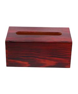 Distributeur de serviettes en papier de soie en bois, 1 pièce, support de visage carré, boîte de mouchoirs en papier, couverture de boîte de mouchoirs en bois - Product Image 1