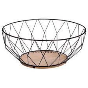 Lot de 2 paniers de rangement pour fruits et pain en rotin de haute qualité, design élégant et unique, accessoires de cuisine - Product Image 6